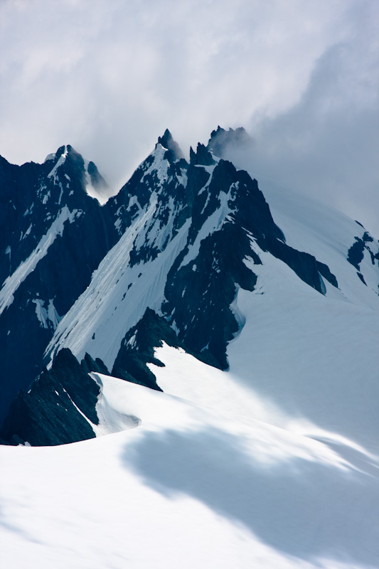 Clouds Streaming Off Sephoo Peak